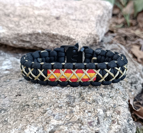 Pulsera Cobra TRENZADA Negro - Boa